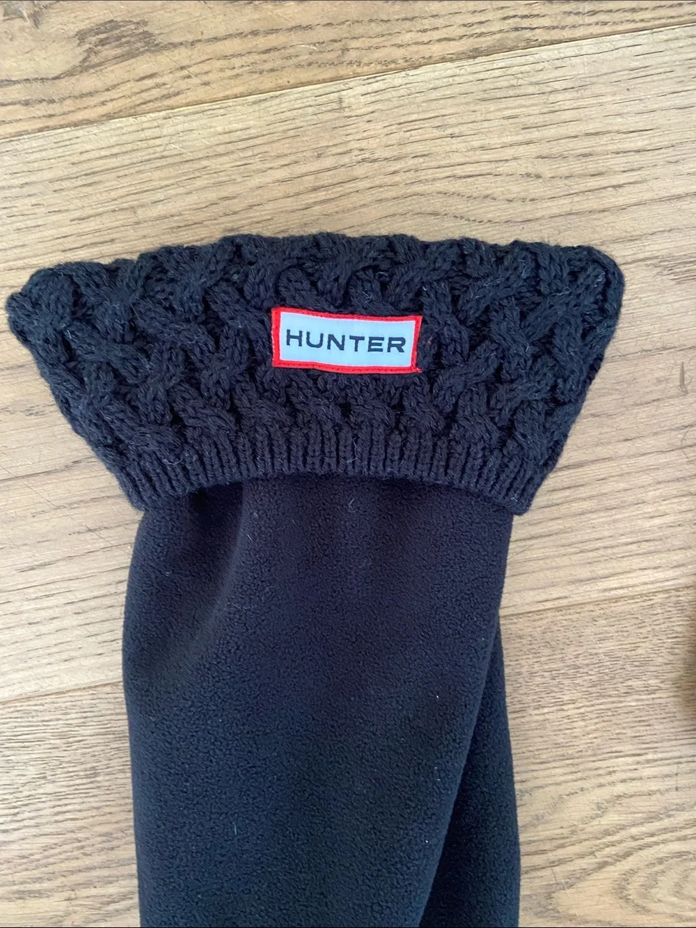 Hunter Cable Knit Boot Socks